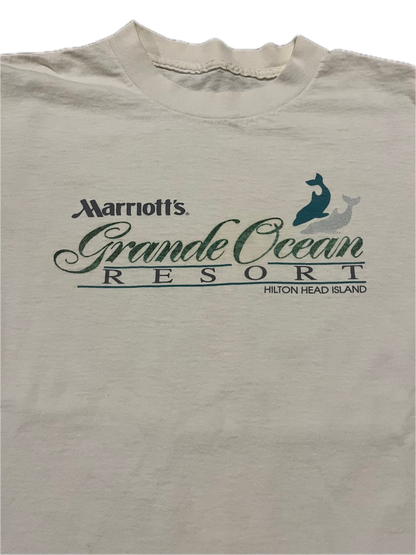 (M) 1990s Single Stitch Marriott Hilton Head Resort Long Sleeve