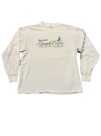 (M) 1990s Single Stitch Marriott Hilton Head Resort Long Sleeve