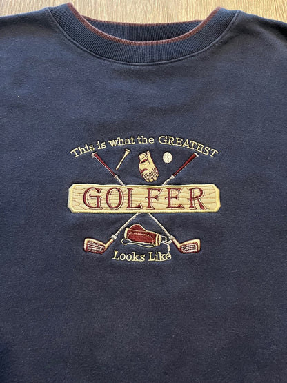 (L-XL) 1990s "Greatest Golfer" Crewneck