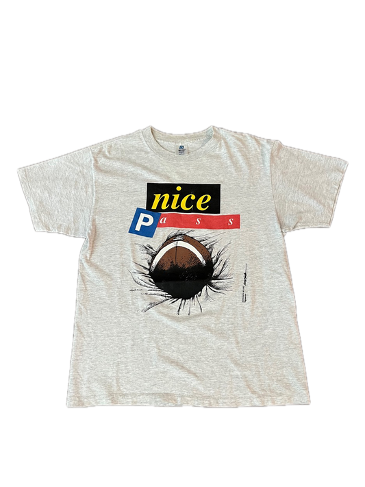 (L) 1992 “Nice Pass” Wrap Around Tee