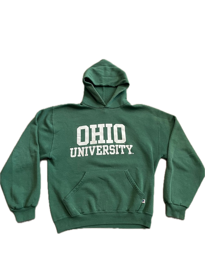 (M) 1990s MISPRINT Ohio University Russell Athletic Hoodie