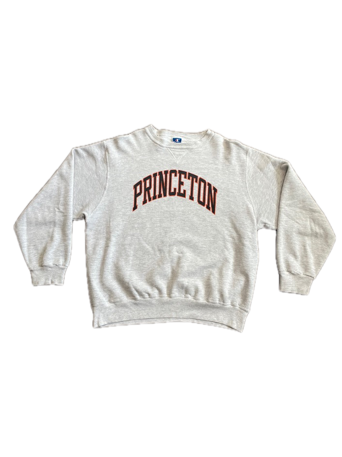 (L) 1980s Princeton Champion Crewneck