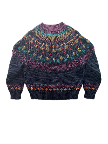 (M) Vintage Hand Knit IVY Sweater