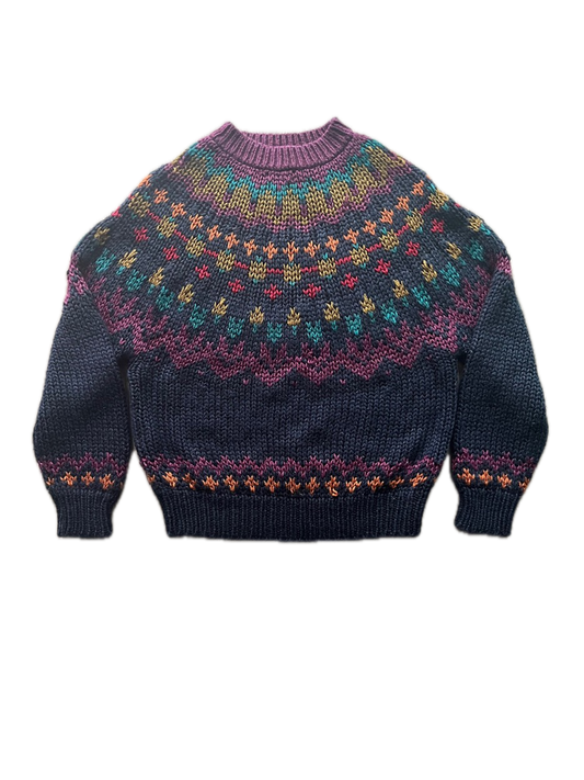 (M) Vintage Hand Knit IVY Sweater