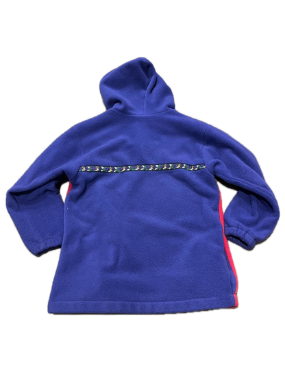 (L-XL) Vintage Two-Tone Hooded Fleece