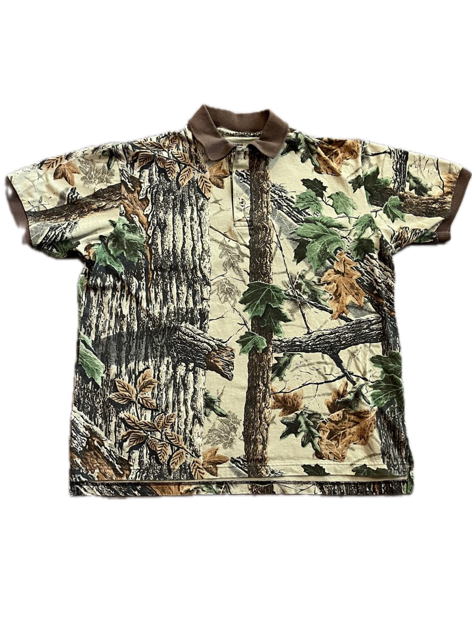 (XL) Vintage Realtree Camo Polo