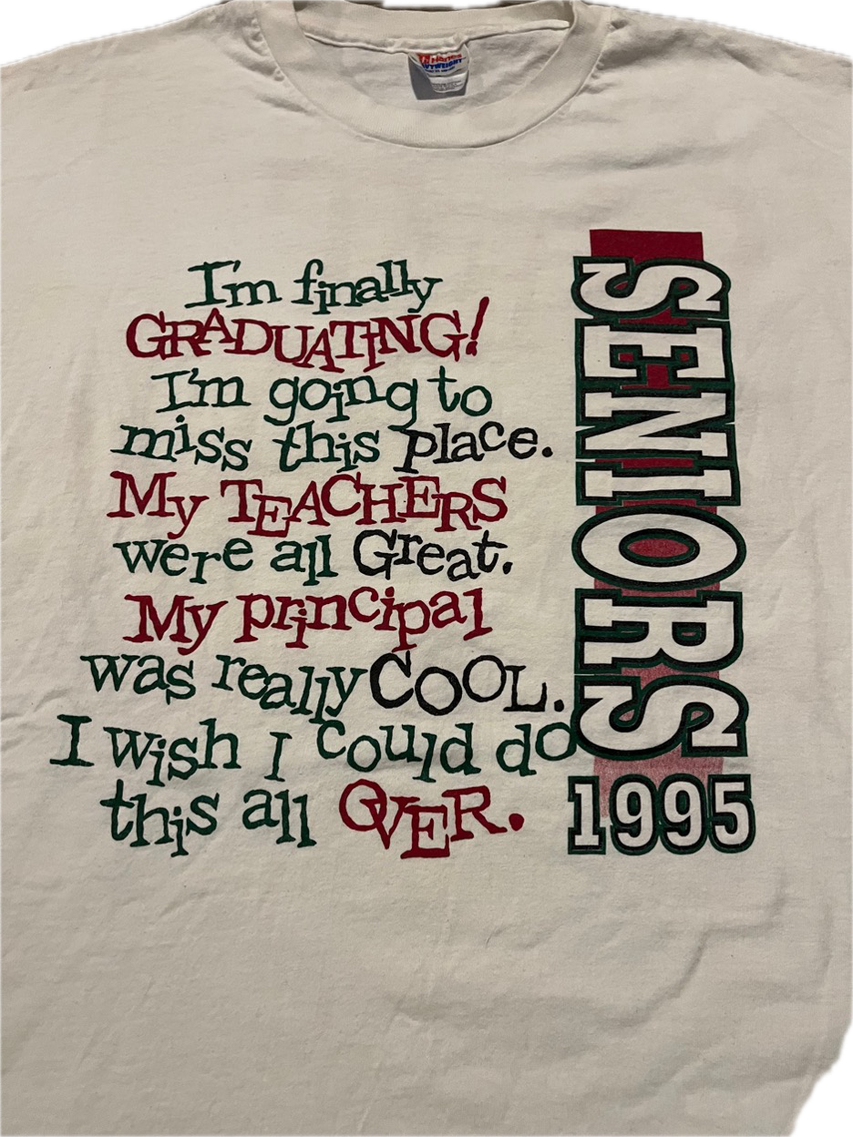 (XL) 1995 Single Stitch Seniors Tee