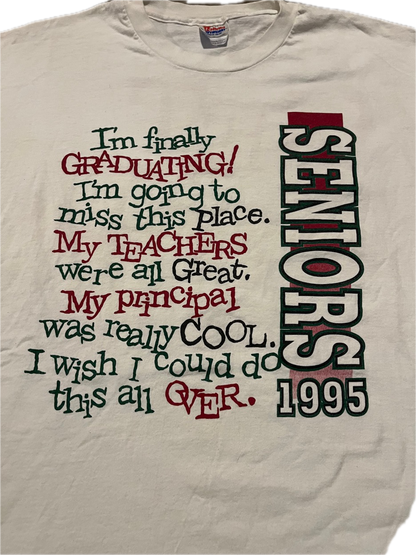 (XL) 1995 Single Stitch Seniors Tee