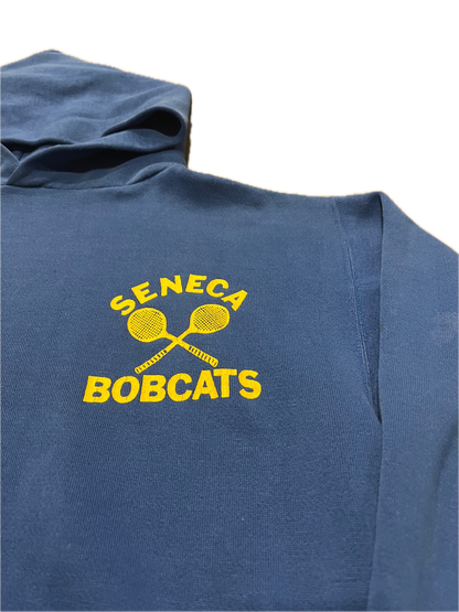 (M) 1970s Seneca Bobcats High School Tennis Russell Athletic Hoodie