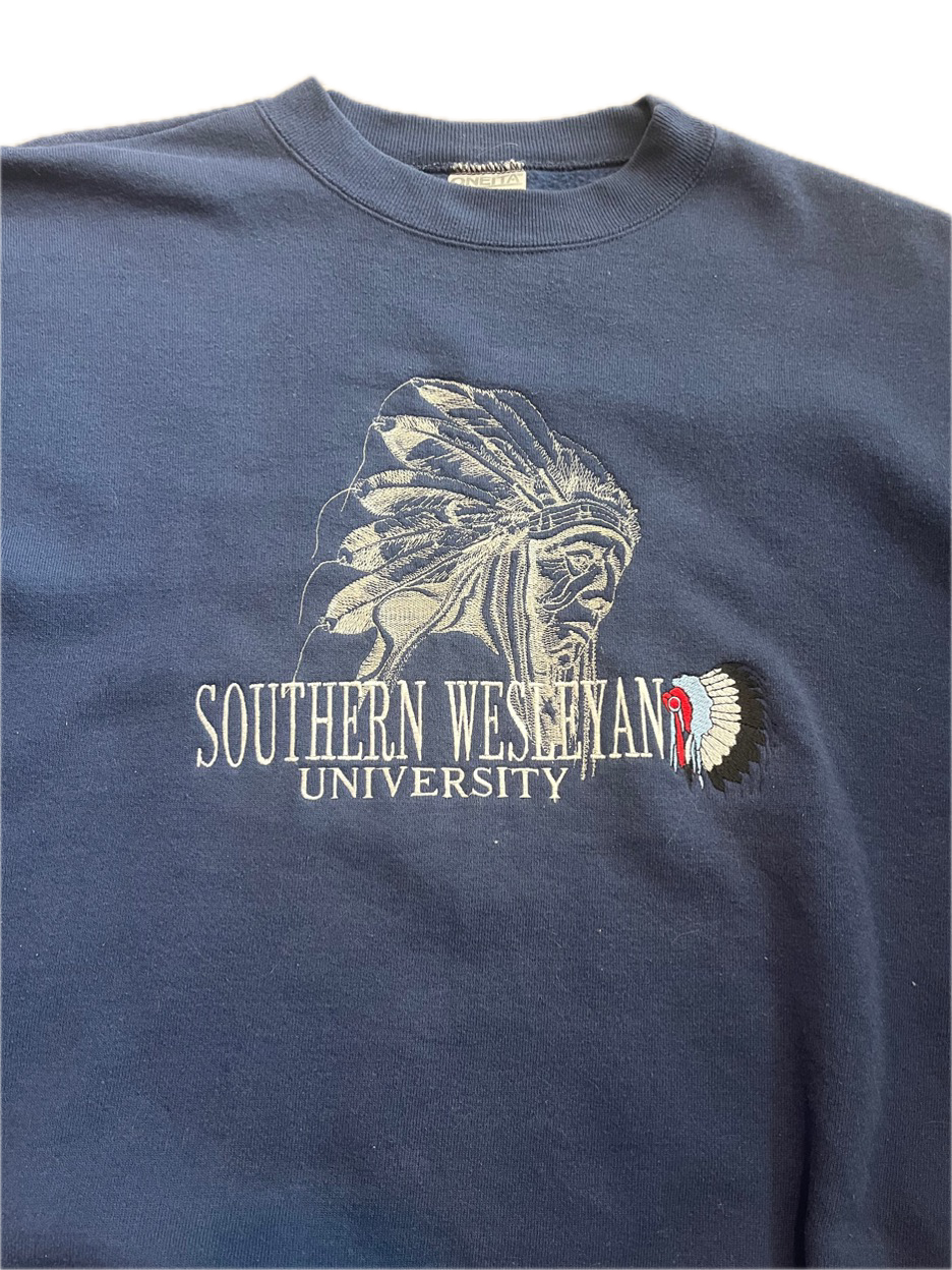 (L) 1990s Southern Wesleyan University Crewneck