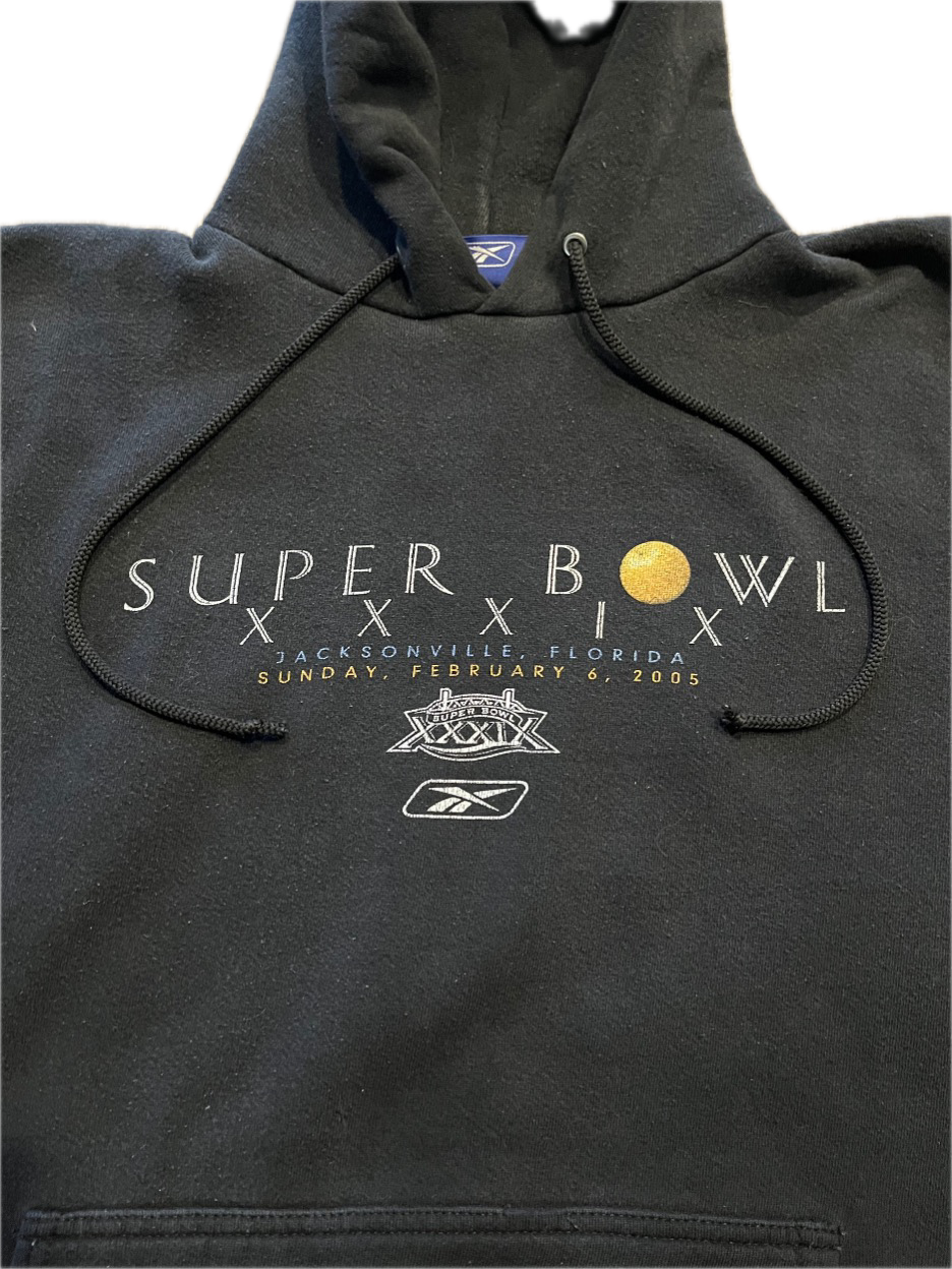 (M) 2005 Super Bowl XXXIX Hoodie