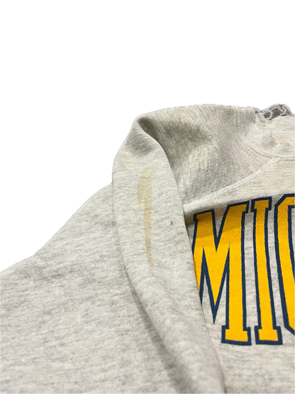 (M) 1970s University of Michigan Raglan Cut Crewneck