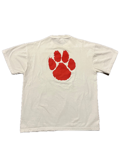 (S) Vintage Paw White Tee