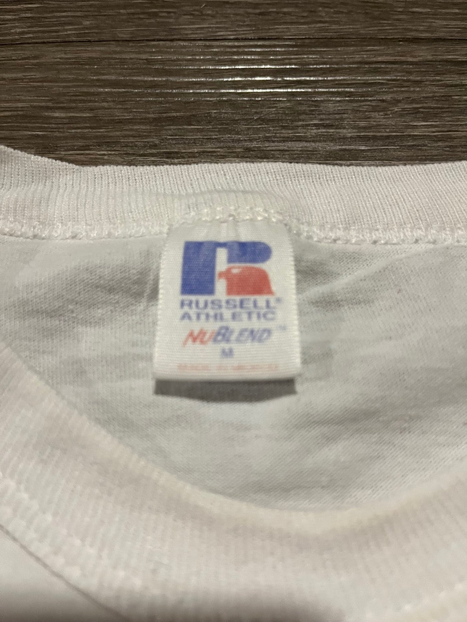 (S) Vintage Paw White Tee