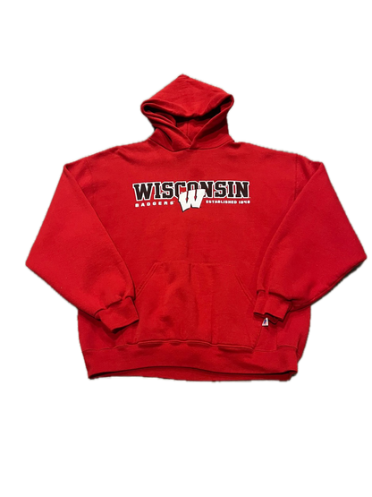 (M) Vintage University of Wisconsin Badgers Russell Athletic Hoodie